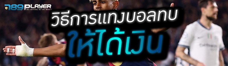 วิธีการแทงบอลทบ ให้ได้เงิน 