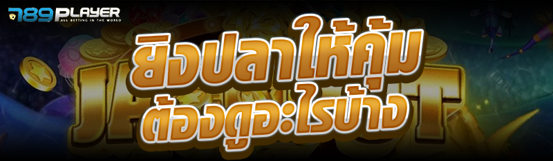 ยิงปลาให้คุ้มต้องดูอะไรบ้าง